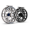 Both colors of Hardy's Fortuna Regent Fly Reel shown together