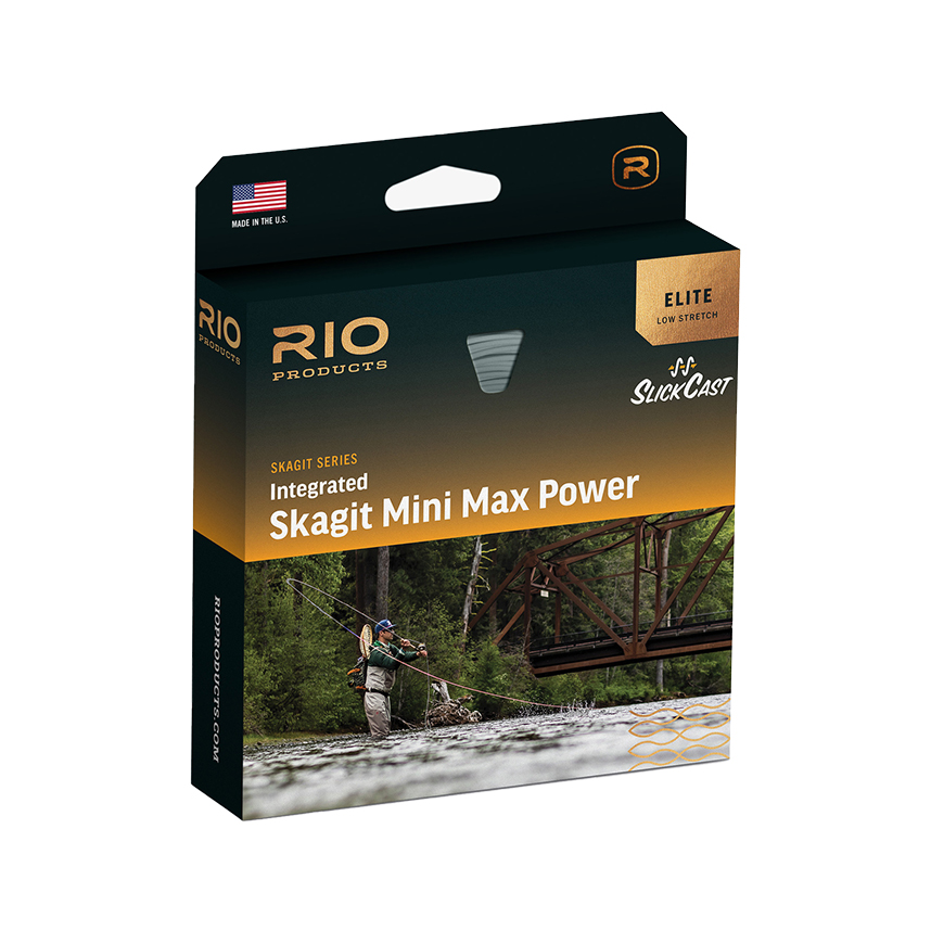 RIO Elite Integrated Skagit Mini Max Spey Line: Easy casting for light two-handed rods with powerful front taper.