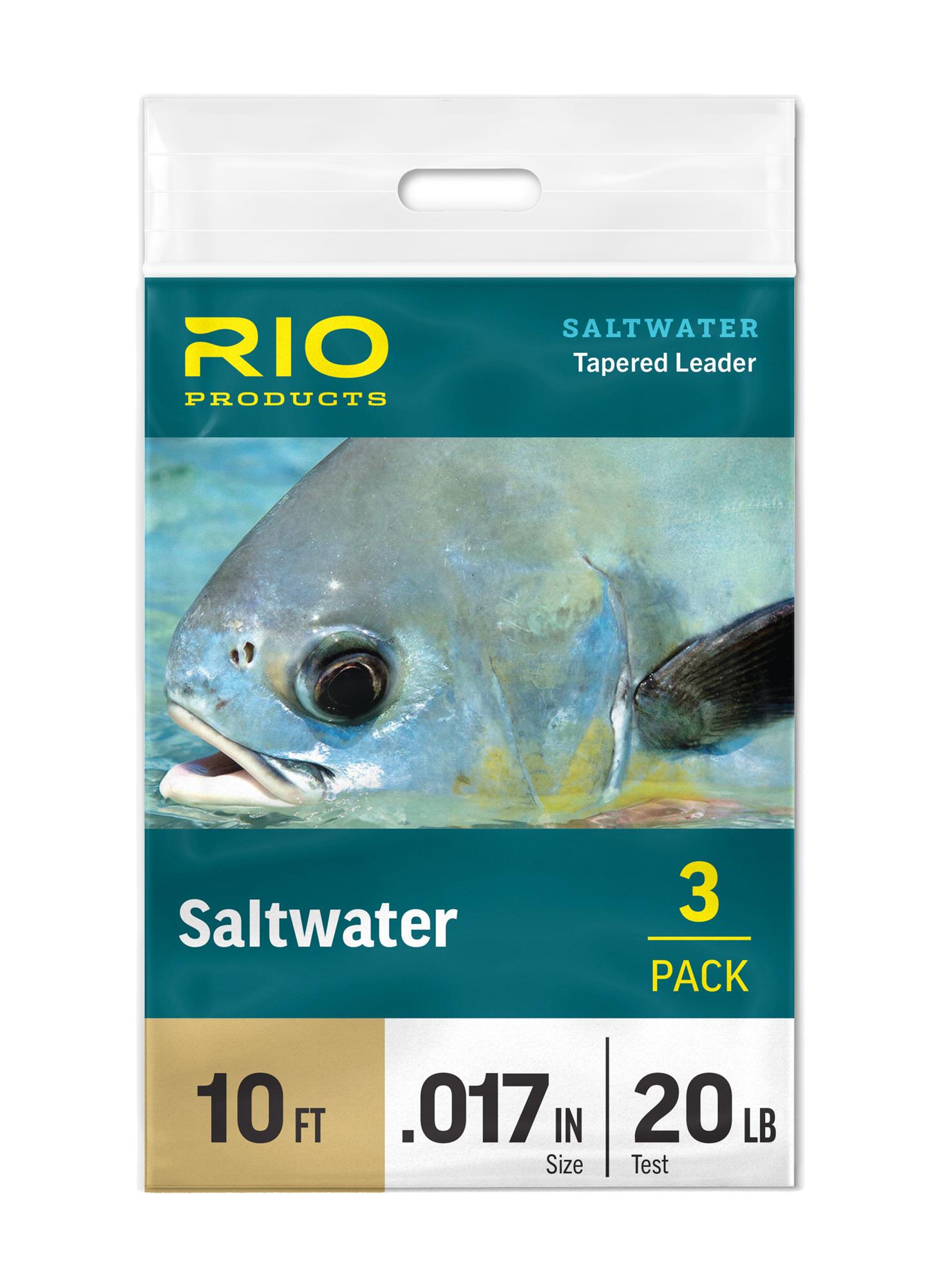 RIO 10' Saltwater Leader 3 Pack, Buy RIO Saltwater Leaders For Fly Fishing  Online At The Fly Fishers