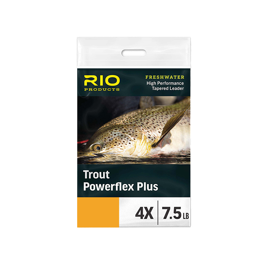 Premium RIO Powerflex Plus Trout Leader Pack Trout Fly Fishing Leaders For Sale Online