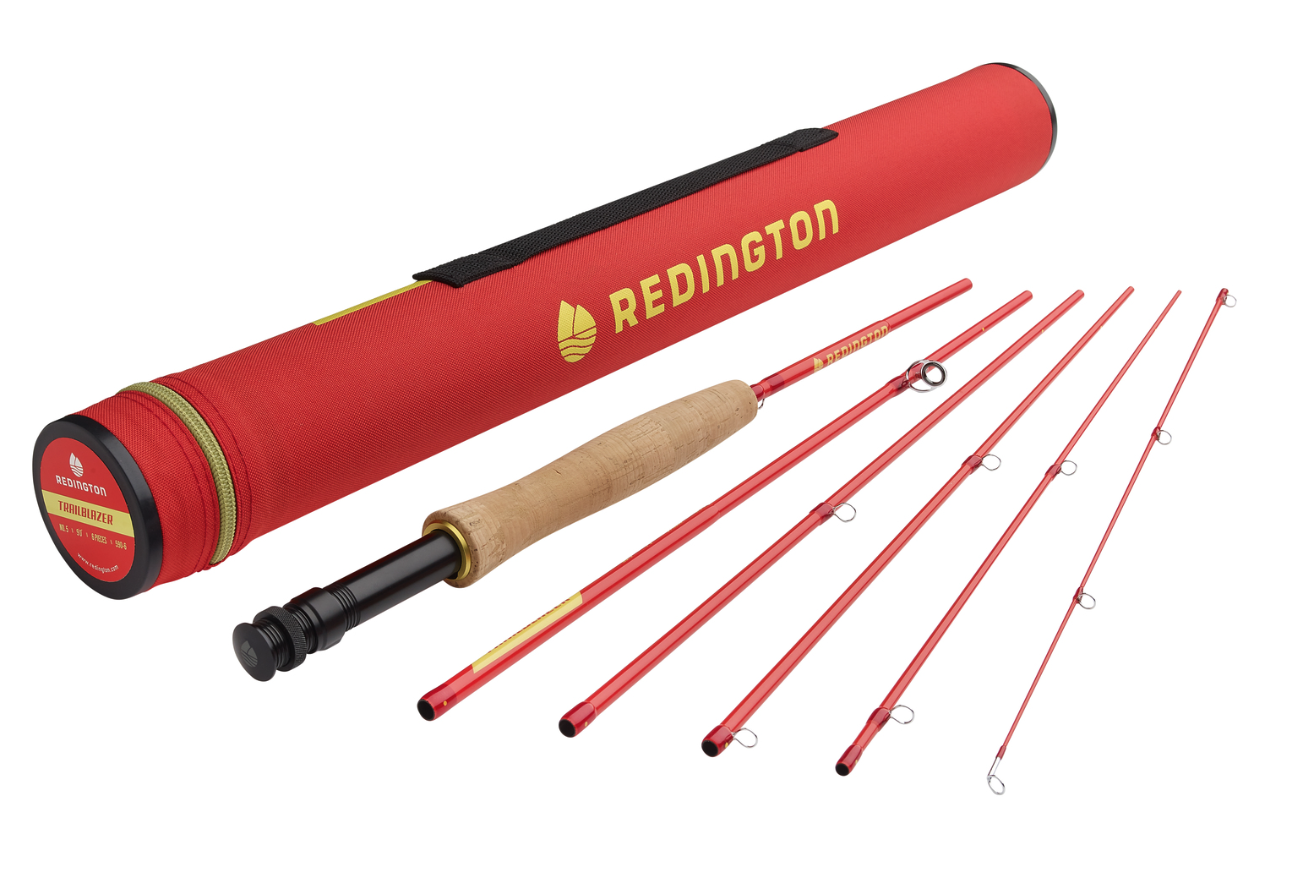Redington Trailblazer 6 Piece Fly Rod, Best Packable Fly Rods, 6 Piece Fly  Fishing Rods, Travel Fly Rod