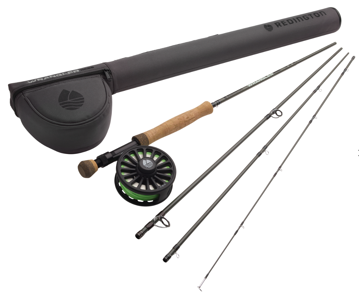 Redington Wrangler Bass Kit 790-4, Bass Fly Fishing Outfit Online, Bass Fly  Fish Gear, Fly Rod Reel Combo For Bass