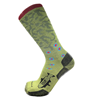 Brook trout-themed socks, ideal for fishing enthusiasts and outdoor adventures.