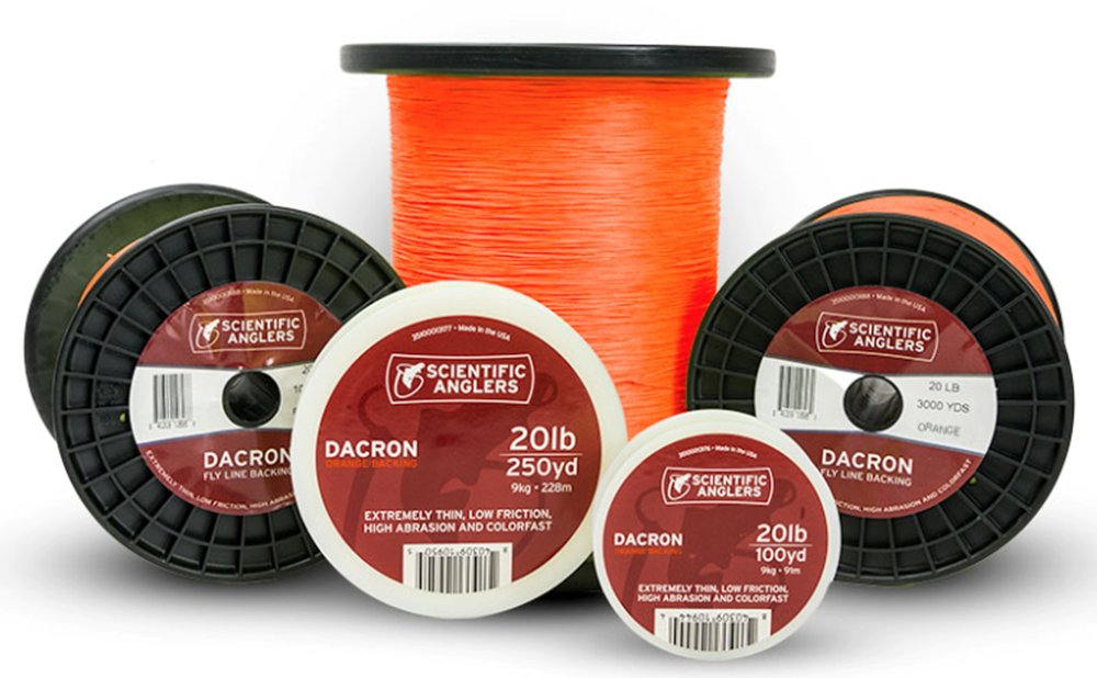 Scientific Anglers Dacron Backing in Orange 30lb - 250yds