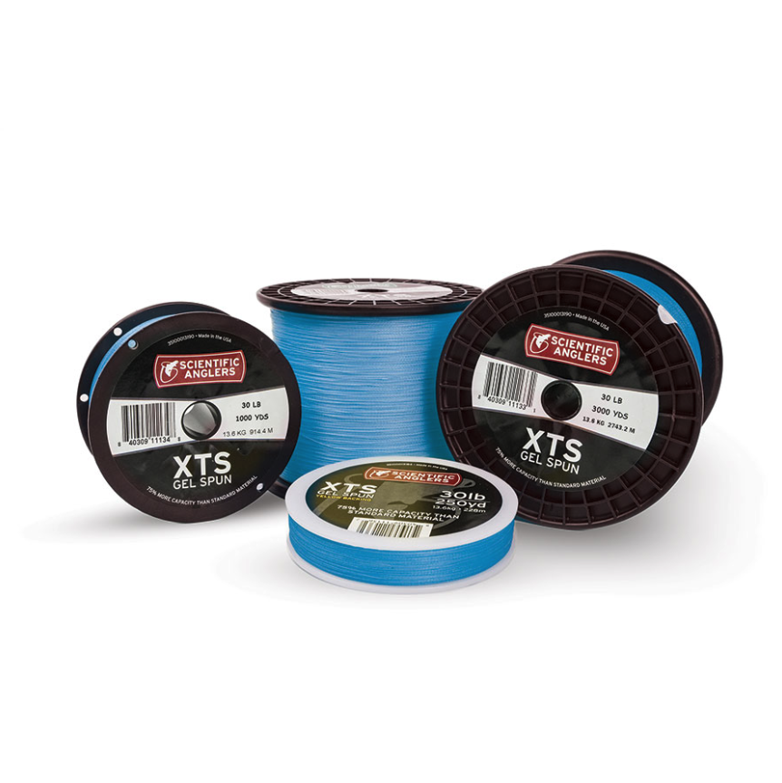 Scientific Anglers XTS Gel Spun Backing for maximum reel capacity and high strength