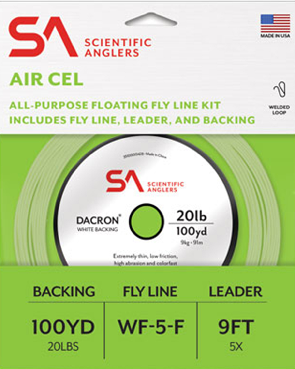 Packaging for Scientific Anglers' Air Cel Fly Line Kit