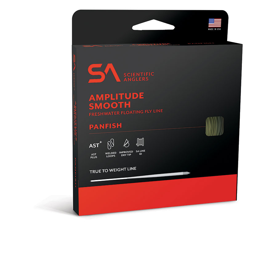 Scientific Anglers Amplitude Smooth Panfish Fly Line Warmwater fly line for bluegill, crappie, and panfish fishing