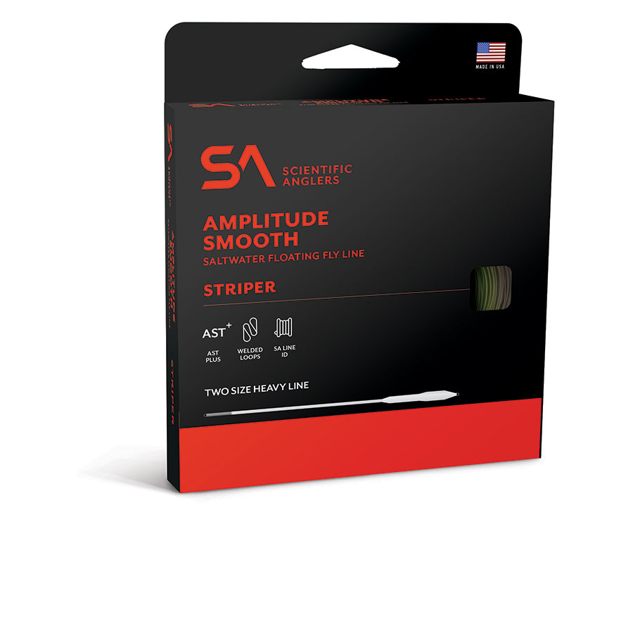 Scientific Anglers Amplitude Smooth Striper Fly Line Smooth fly line for striped bass, bluefish, and saltwater gamefish