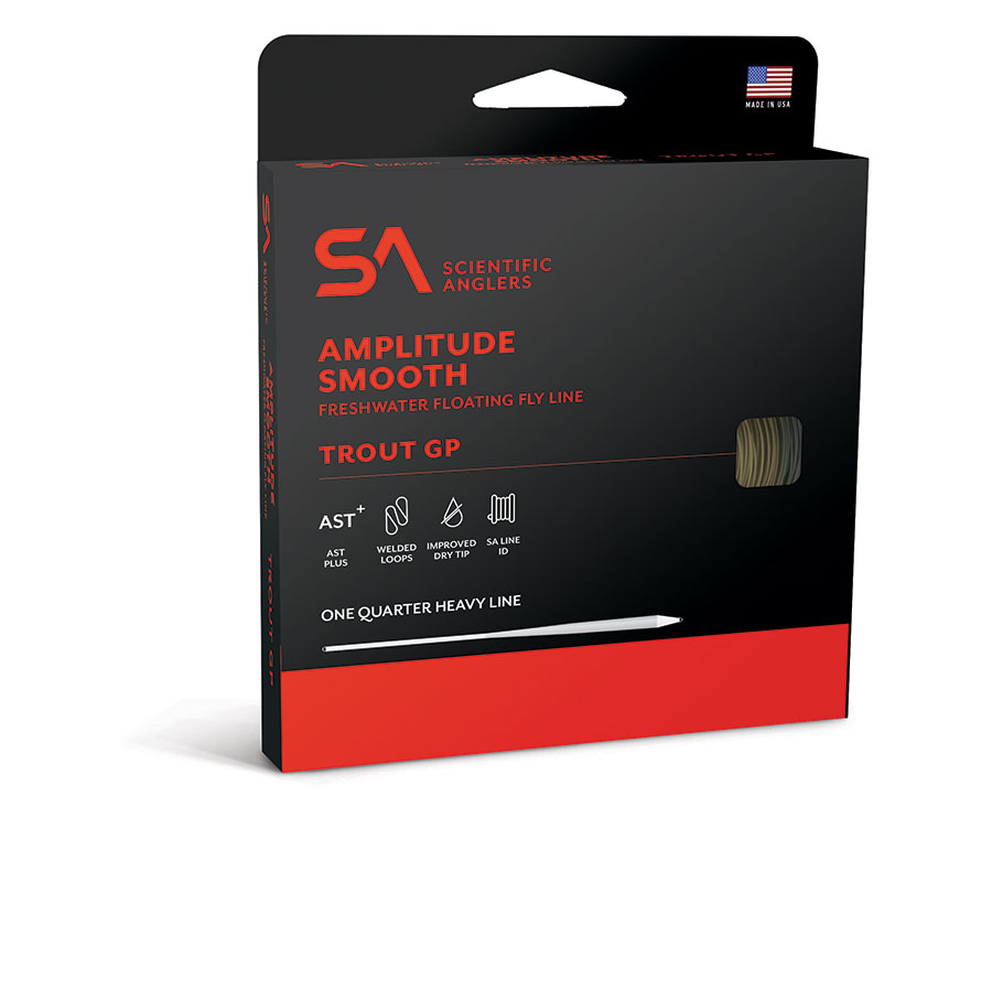 Scientific Anglers Amplitude Smooth Trout GP Fly Line Smooth casting fly line featuring AST Plus slickness and Improved Dry Tip
