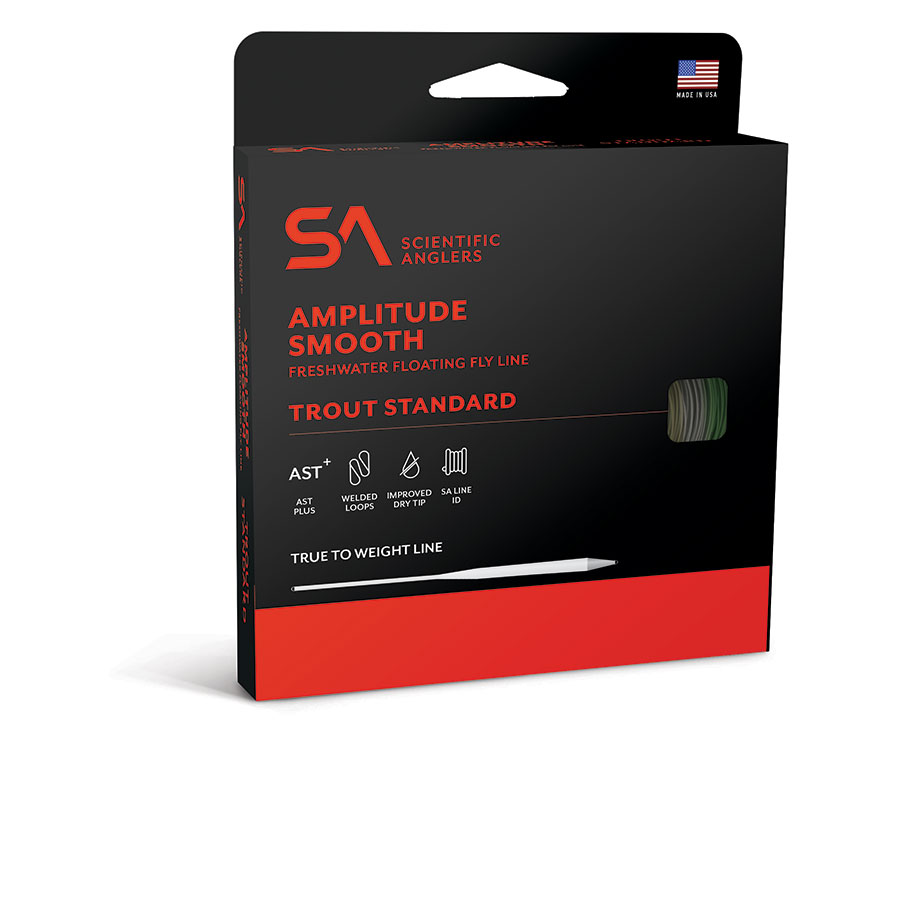 Packaging for Scientific Angler's Amplitude Smooth Trout Standard Fly Line