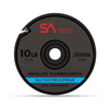 100% fluorocarbon tippet with two-layer construction for drag-free drifts and exceptional tensile strength