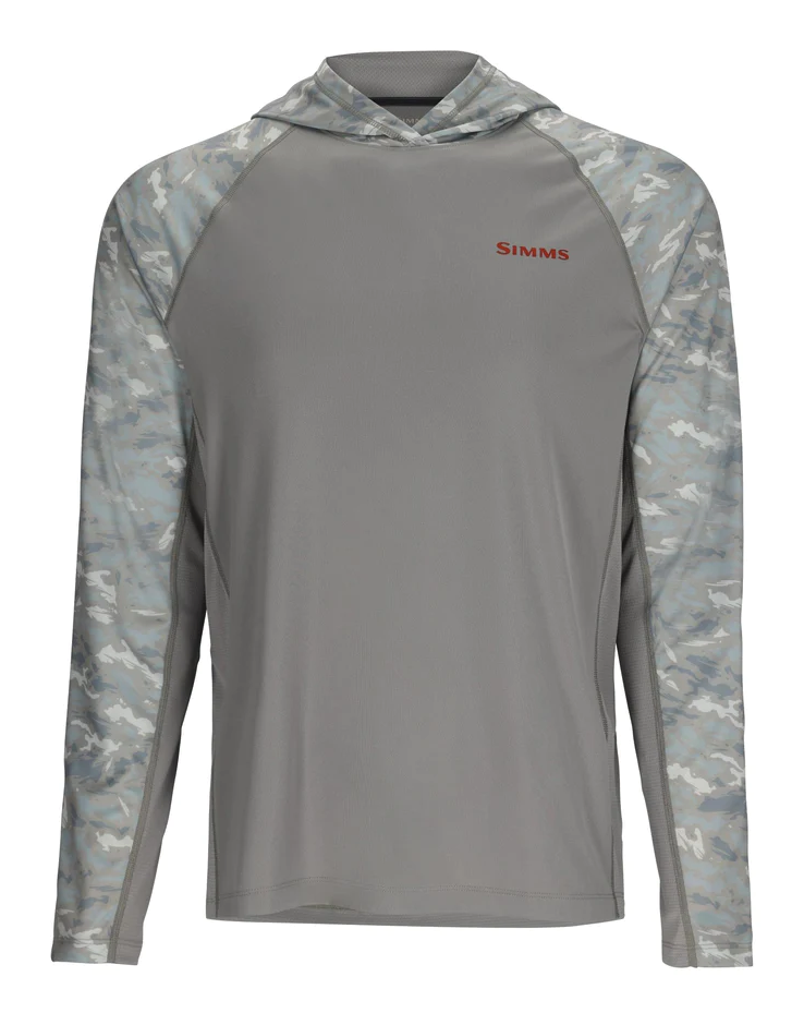 Lightweight Simms Solar Hoody for superior sun protection on the water.