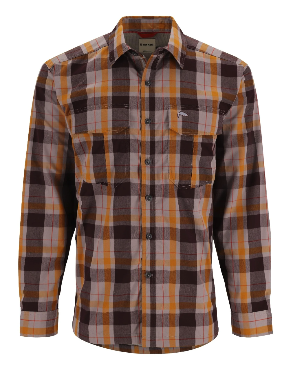 Men's Simms Coldweather Long Sleeve Shirt - warm and comfortable for cold weather.