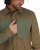 "Men's Confluence Shirt by Simms - advanced fabric technology for quick drying and breathability