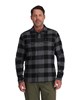 Comfortable outdoor flannel shirt tailored for fishing enthusiasts.