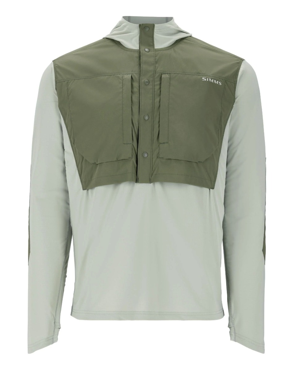 Simms Latitude BiComp Hoody Aspen Willow color