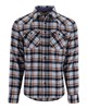 Santee Flannel shirt by Simms in classic plaid design.