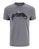 Soft, lightweight Simms t-shirt perfect for outdoor adventures.