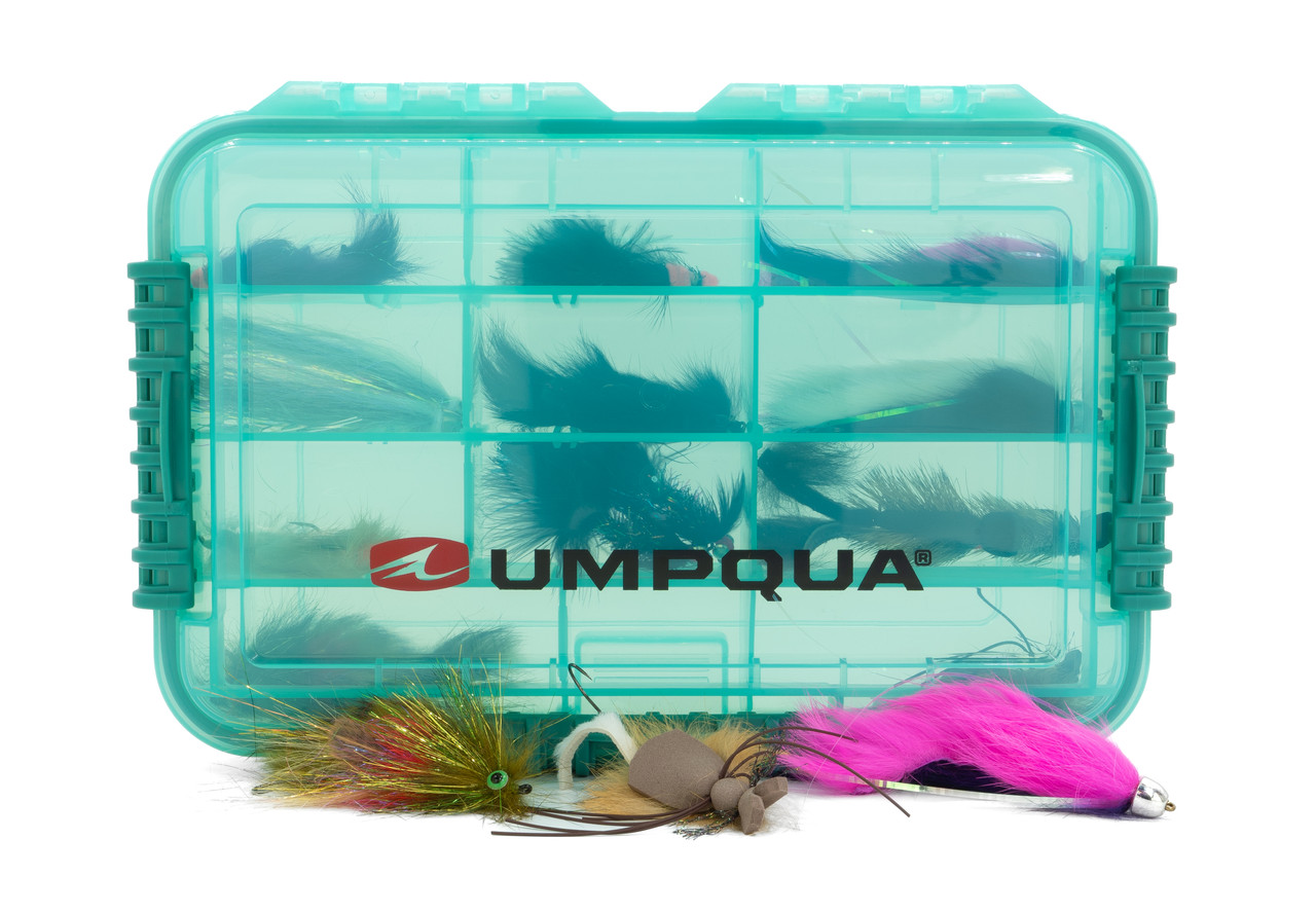 Umpqua Alaska Fly Assortment Fly box and flies for the Umpqua Alaska Fly Assortment